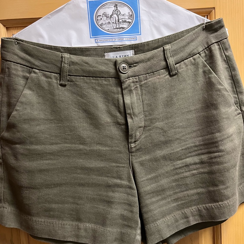 Lila Ryan Olive Green Women's Shorts